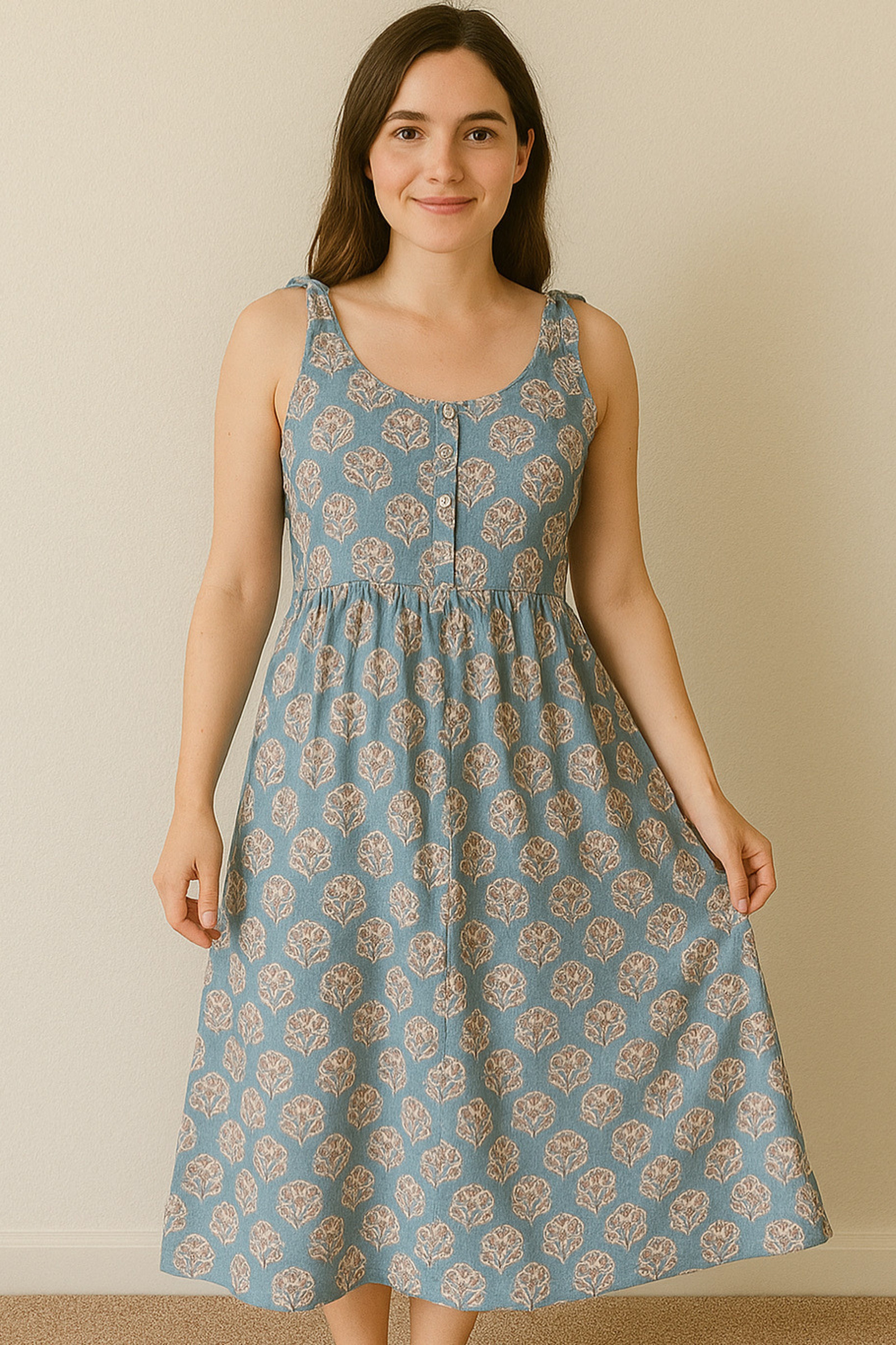 Dark Grey Rose Garden Dress